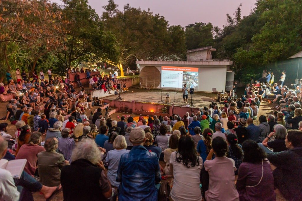 Residents gather against authoritarianism, January 2023